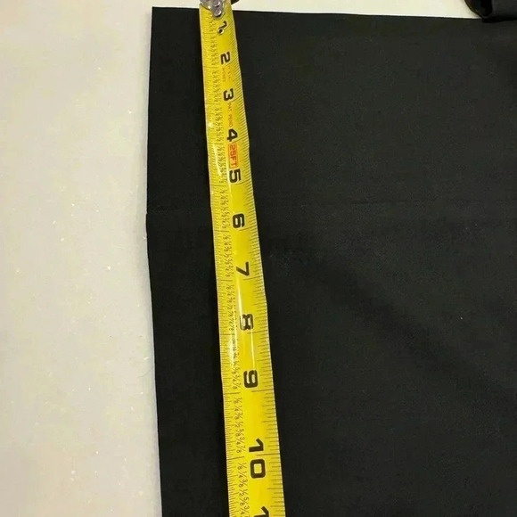 Express design studio women’s black pants button sailor front straight leg sz8 - Picture 4 of 8